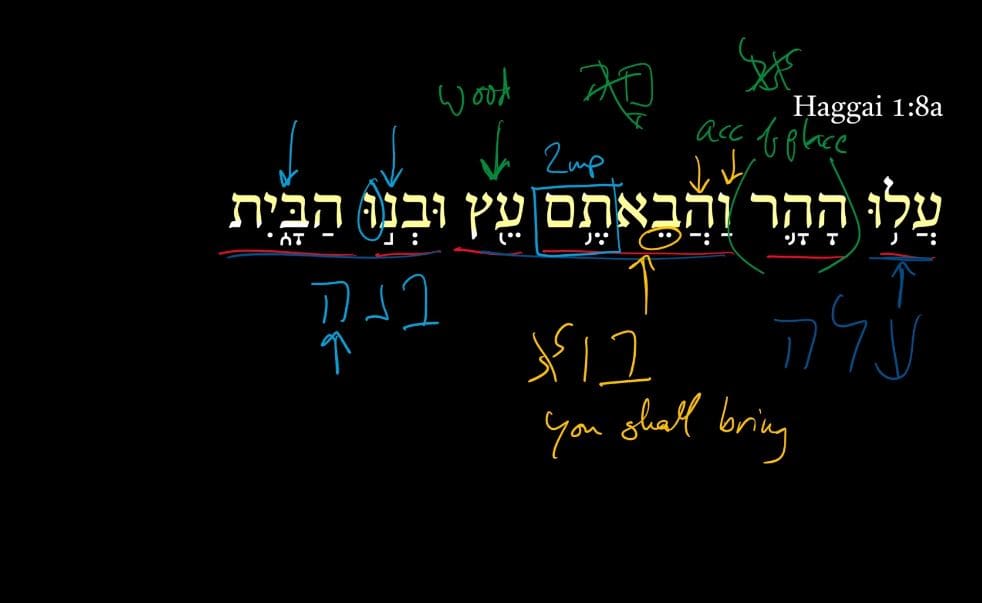 Haggai 1:8a