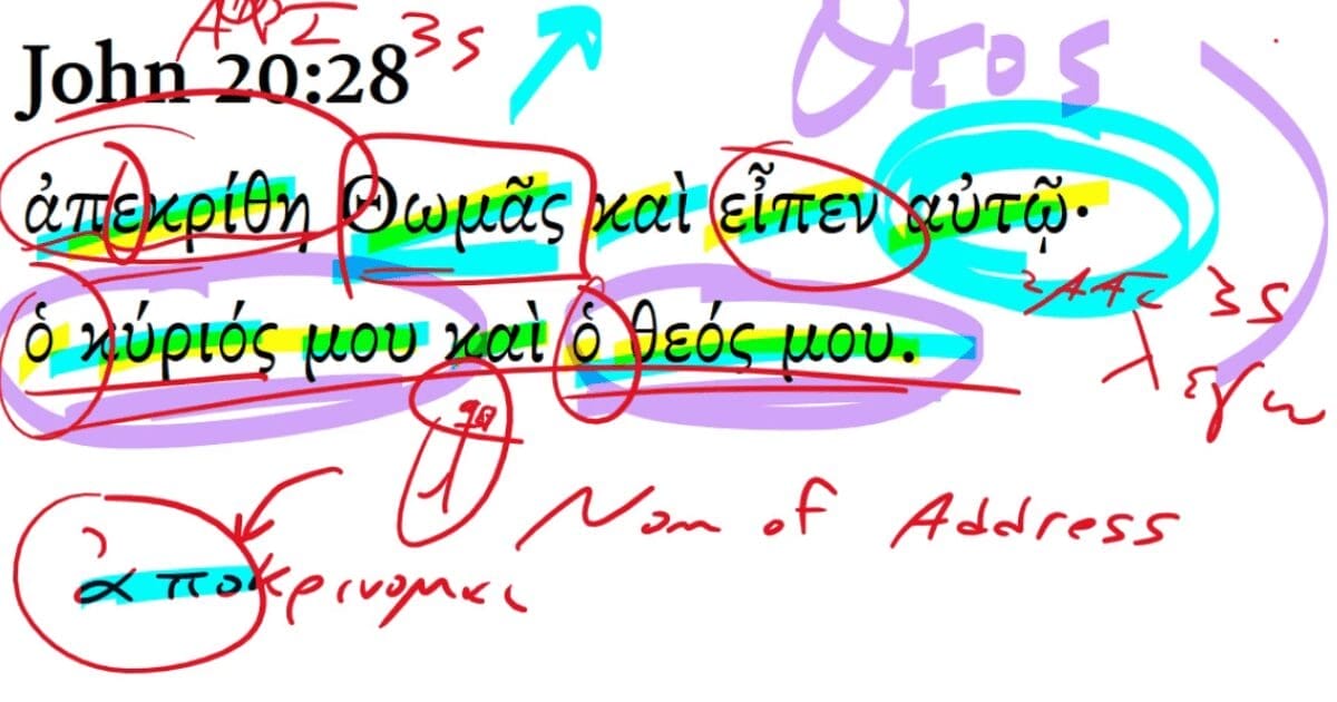 John 20:28