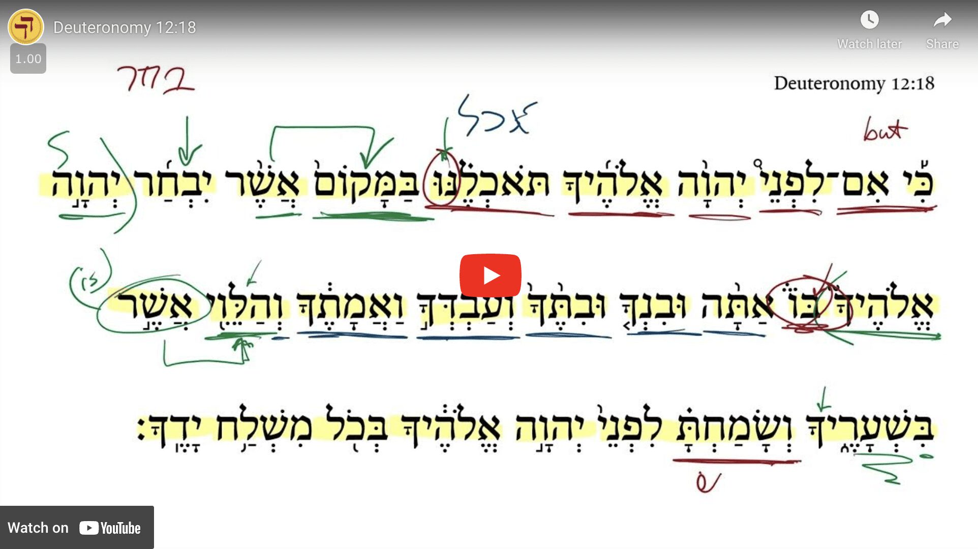 Deuteronomy 12:18