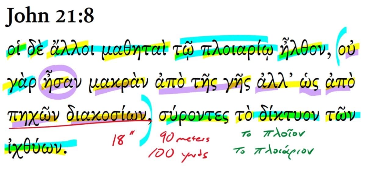 John 21:8