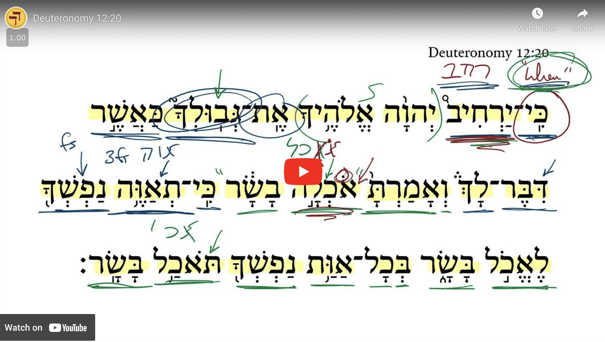 Deuteronomy 12:20