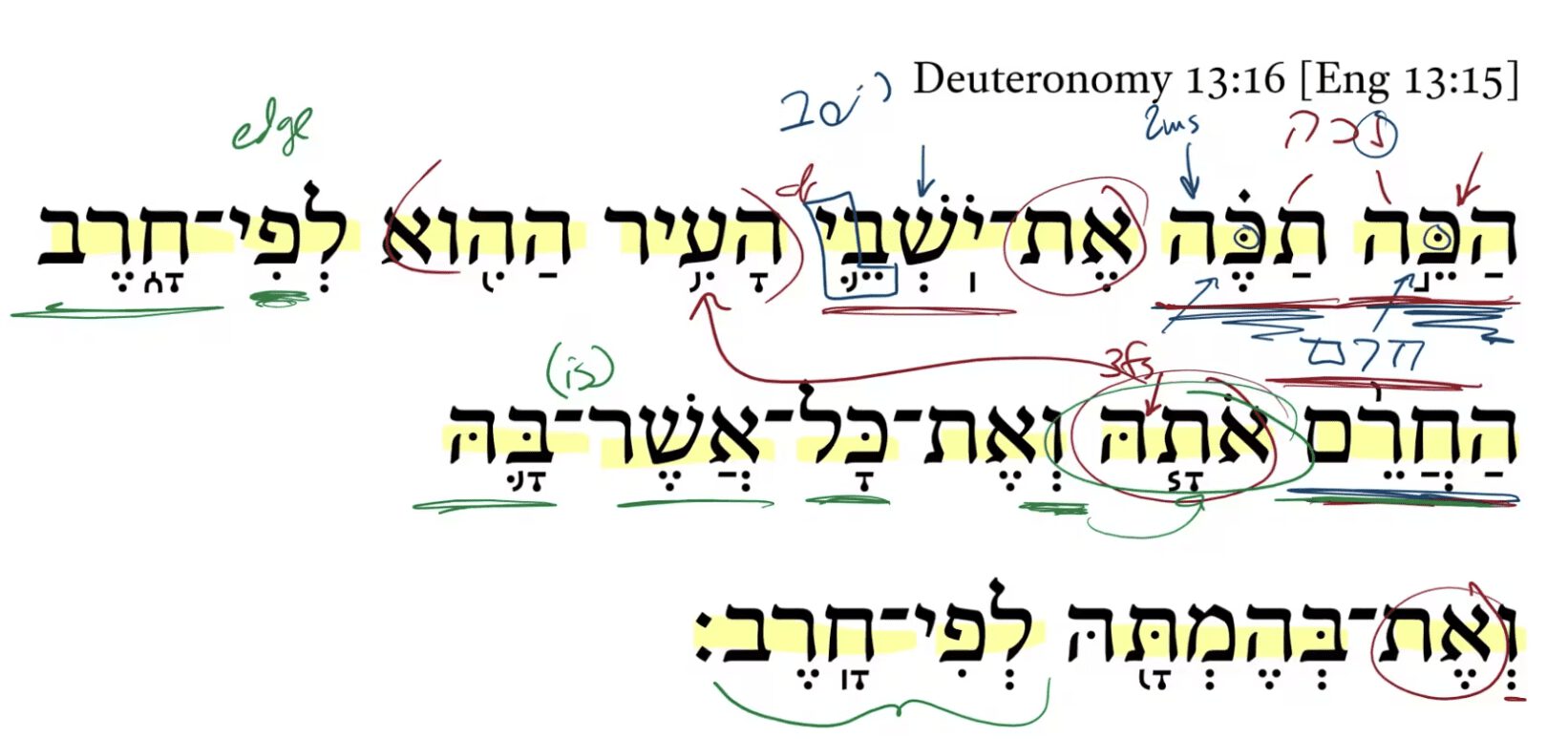 Deuteronomy 13:16