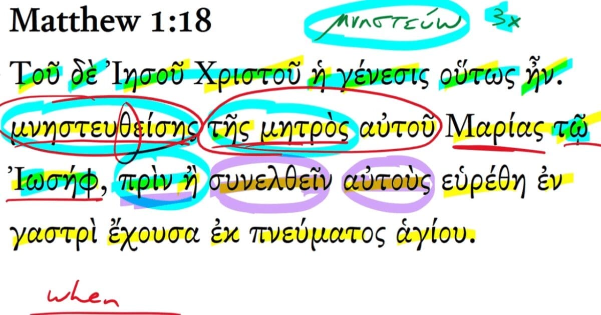 Matthew 1:18