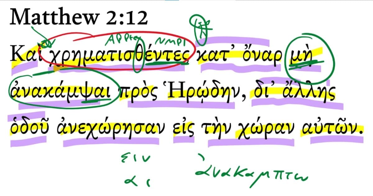 Matthew 2:12