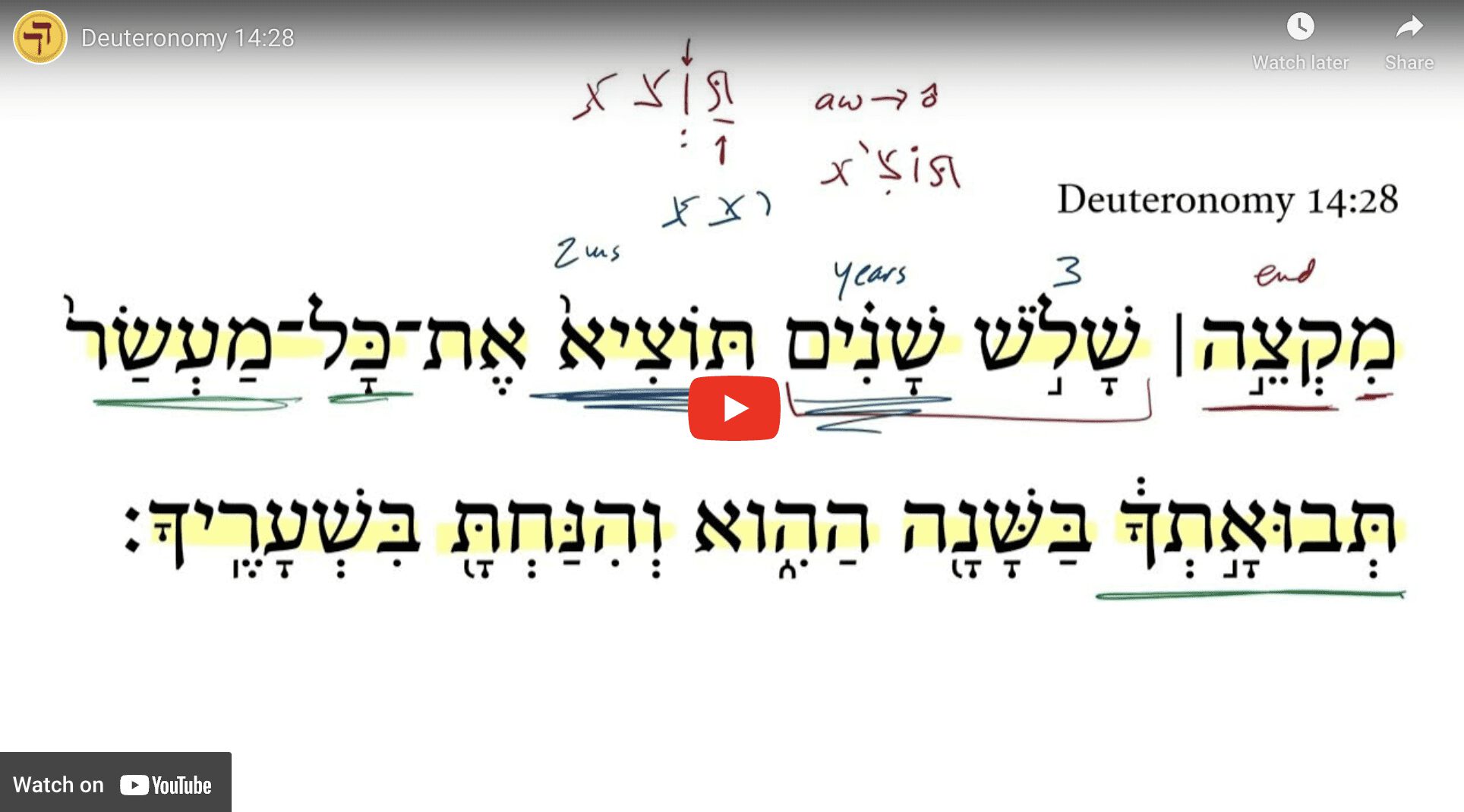 Deuteronomy 14:28