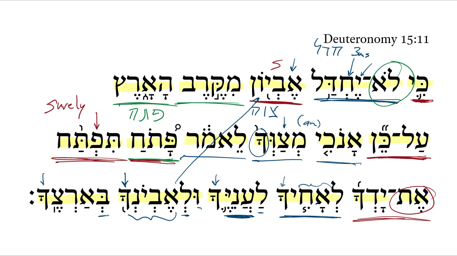 Deuteronomy 15:11