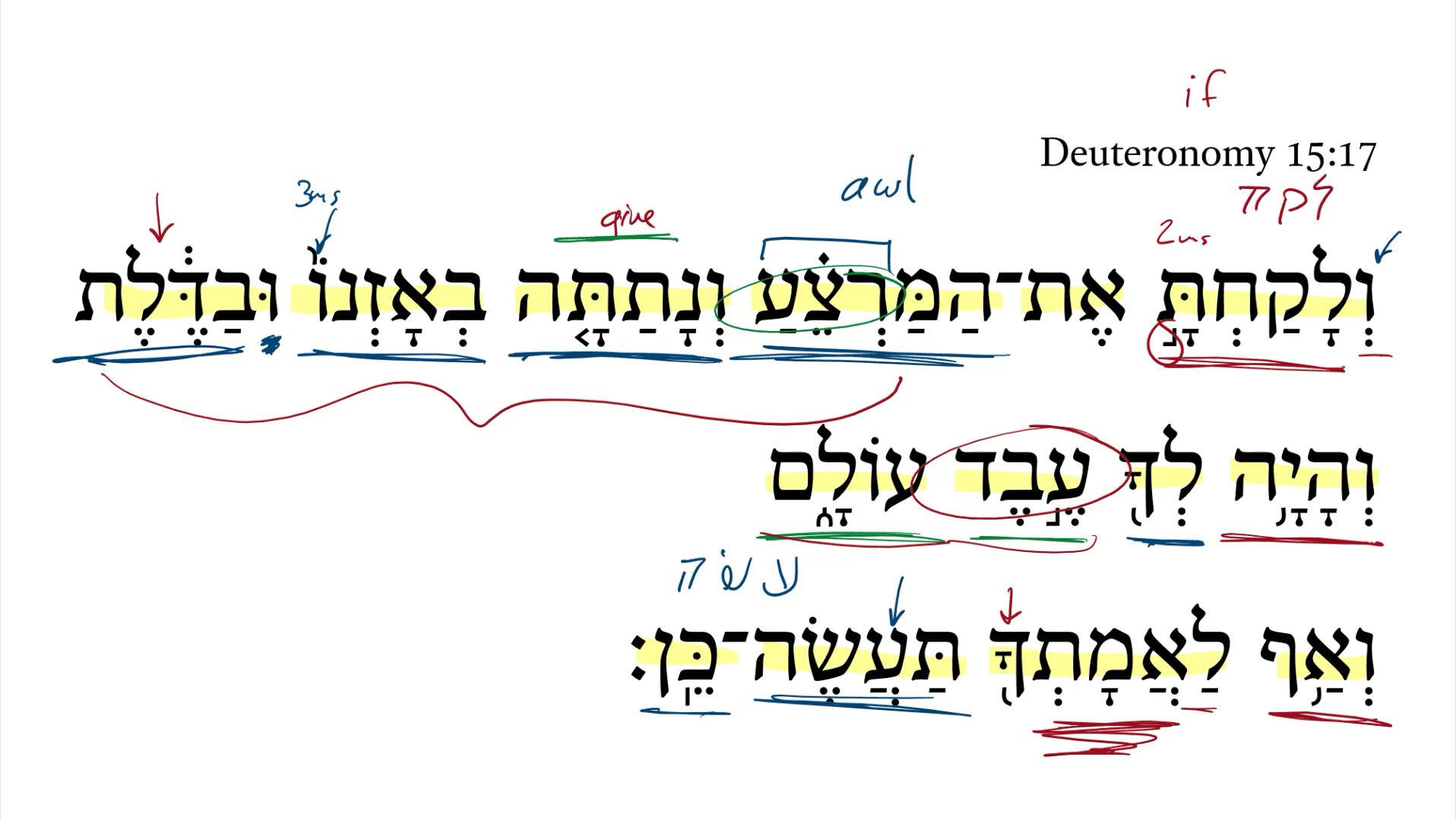 Deuteronomy 15:17