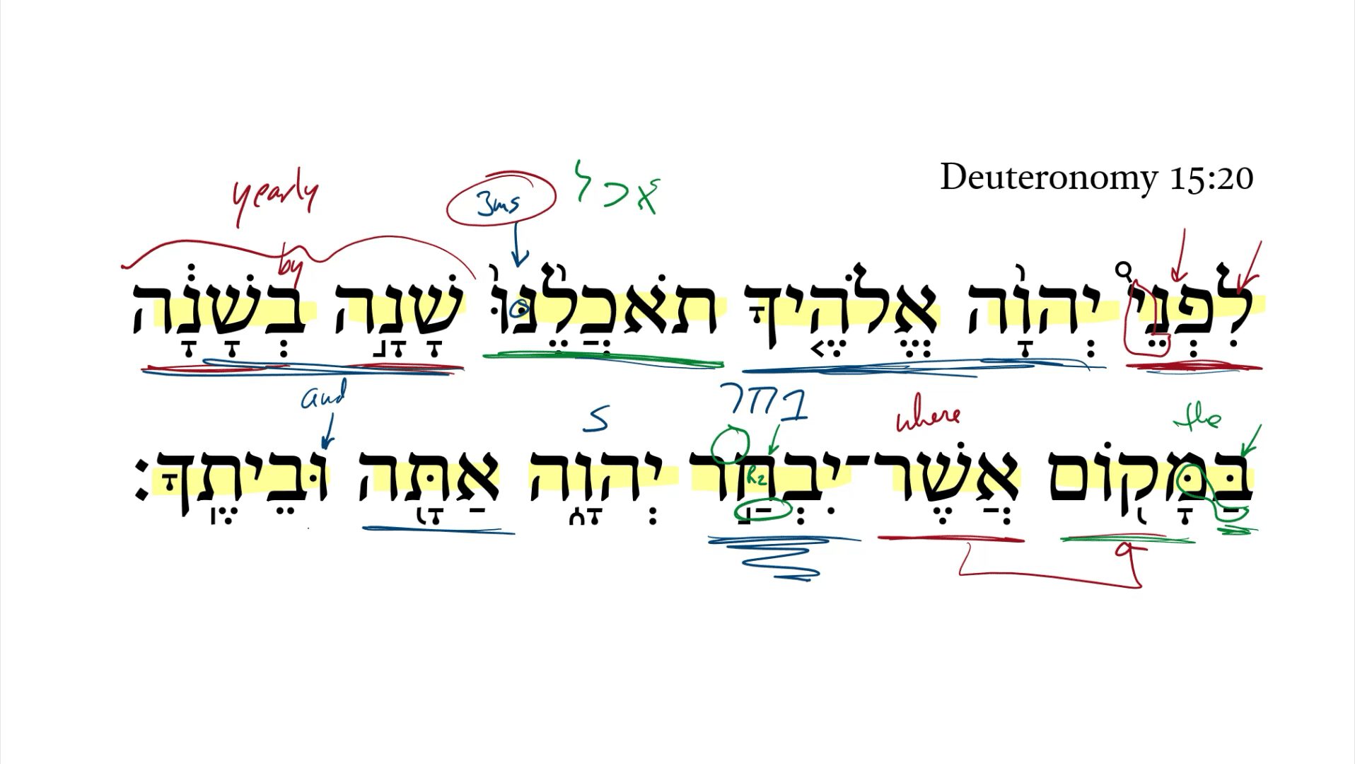 Deuteronomy 15:20