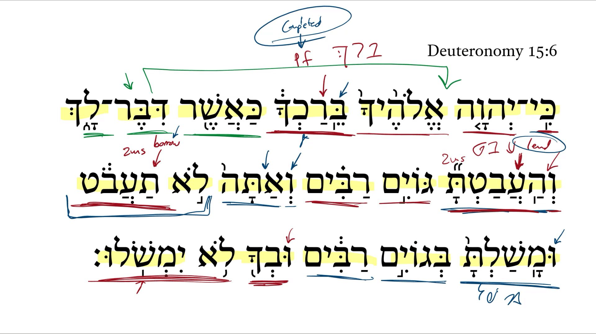 Deuteronomy 15:6