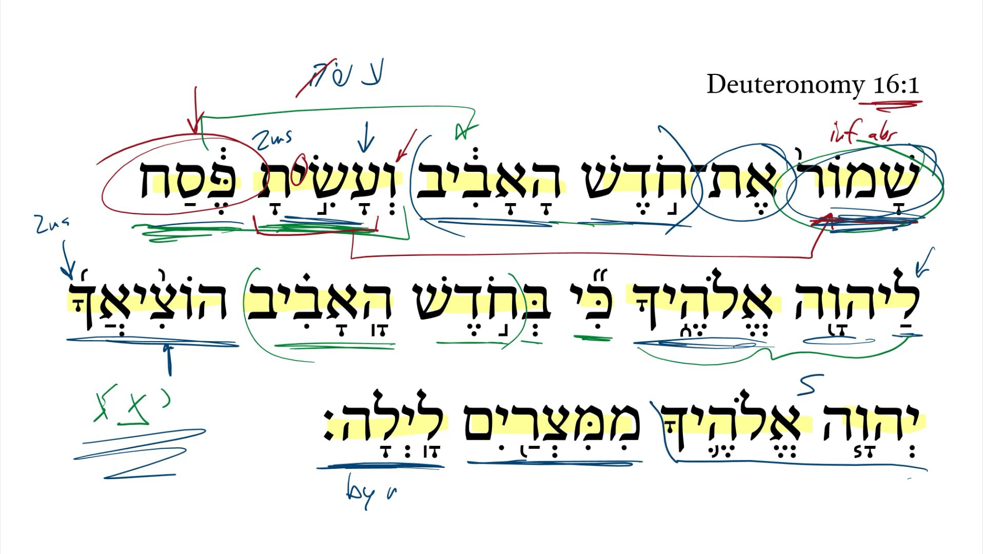 Deuteronomy 16:1
