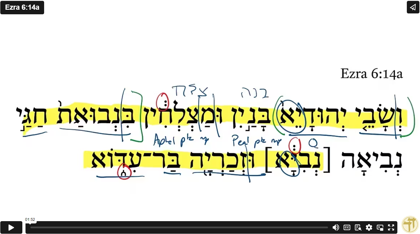 Ezra 6:14a
