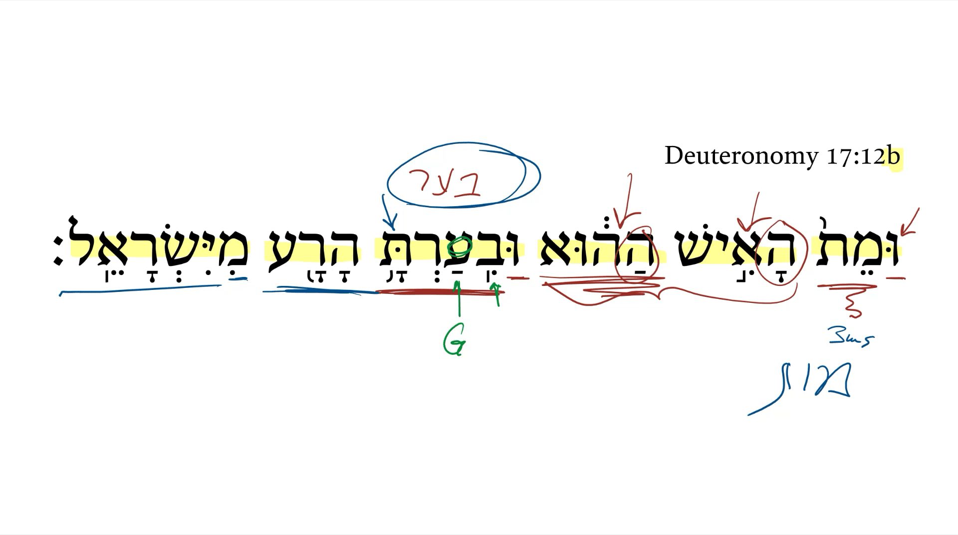 Deuteronomy 17:12b