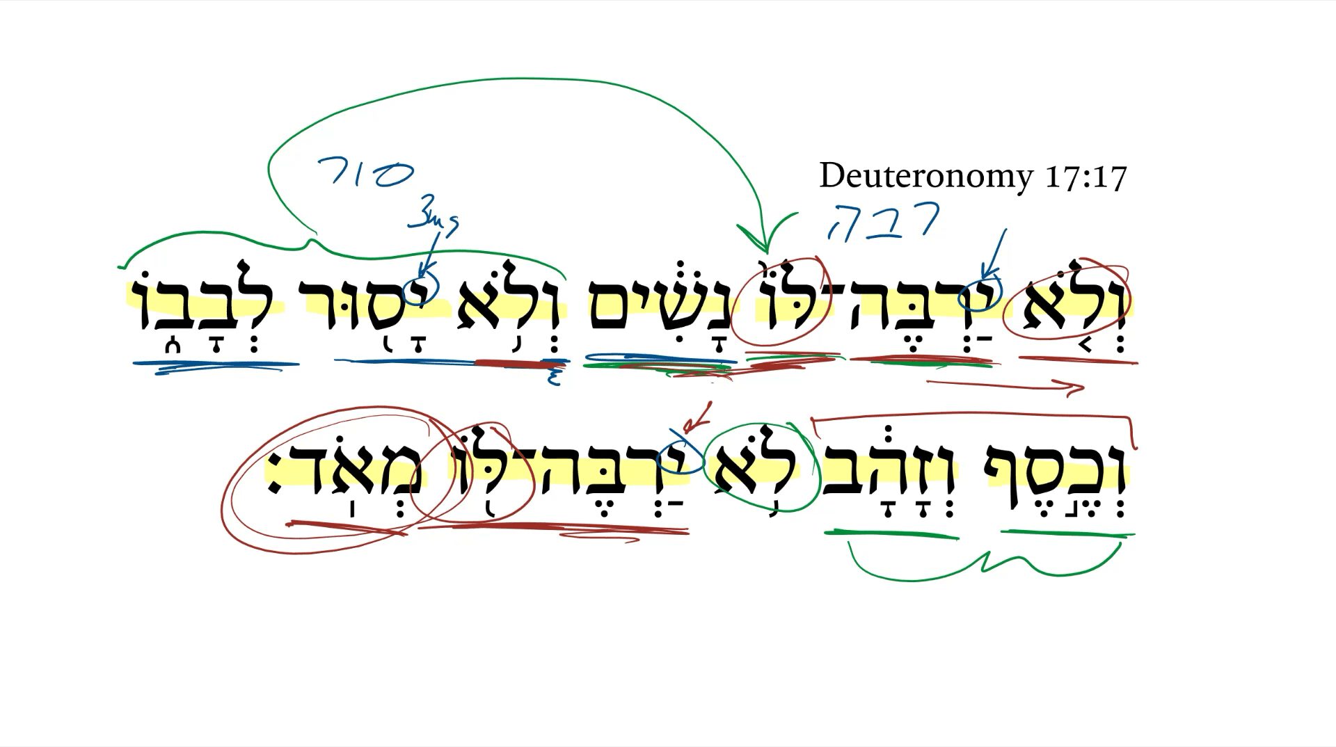 Deuteronomy 17:17