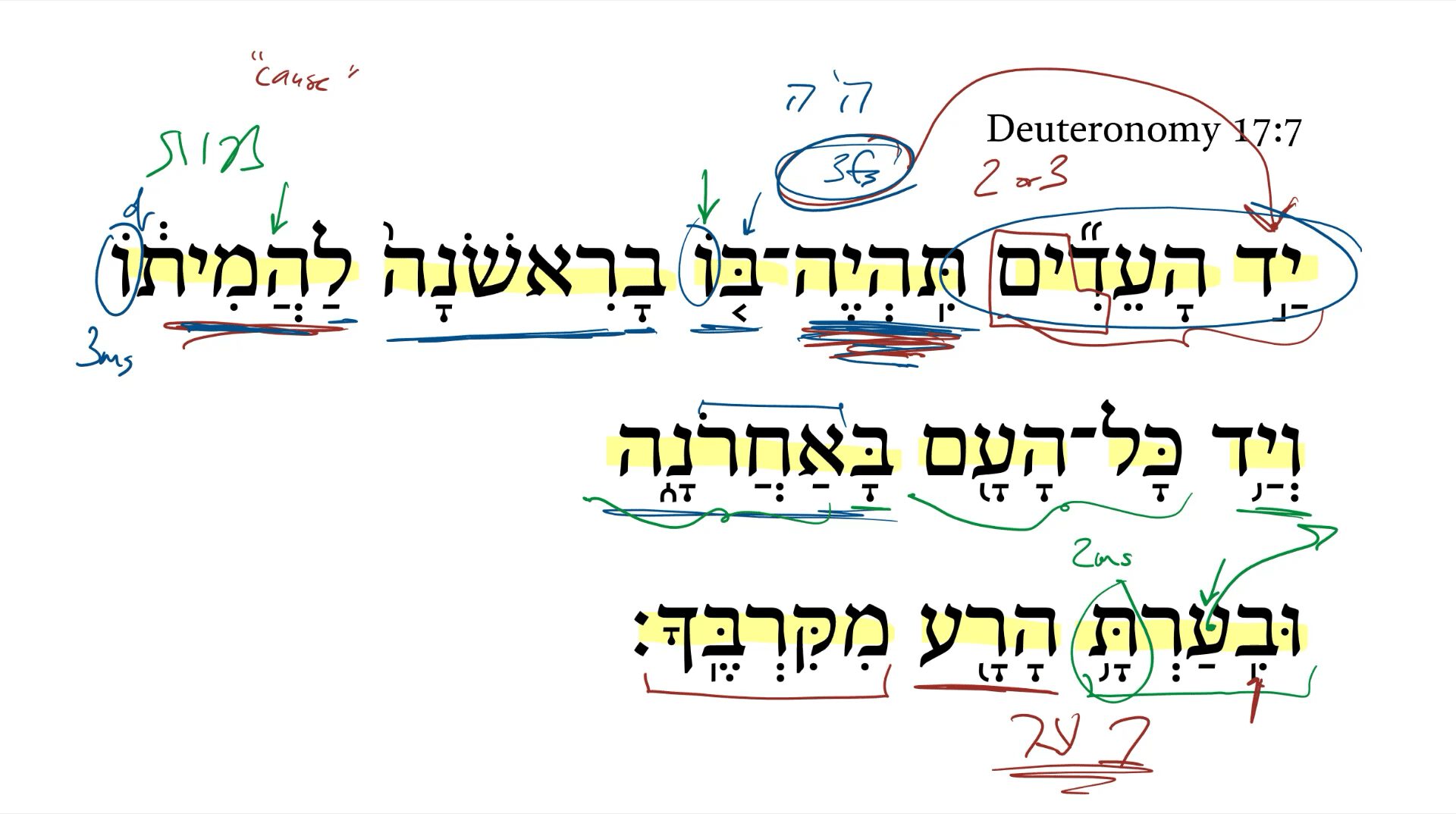 Deuteronomy 17:7