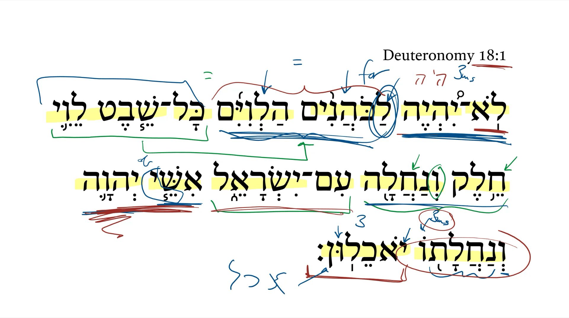 Deuteronomy 18:1
