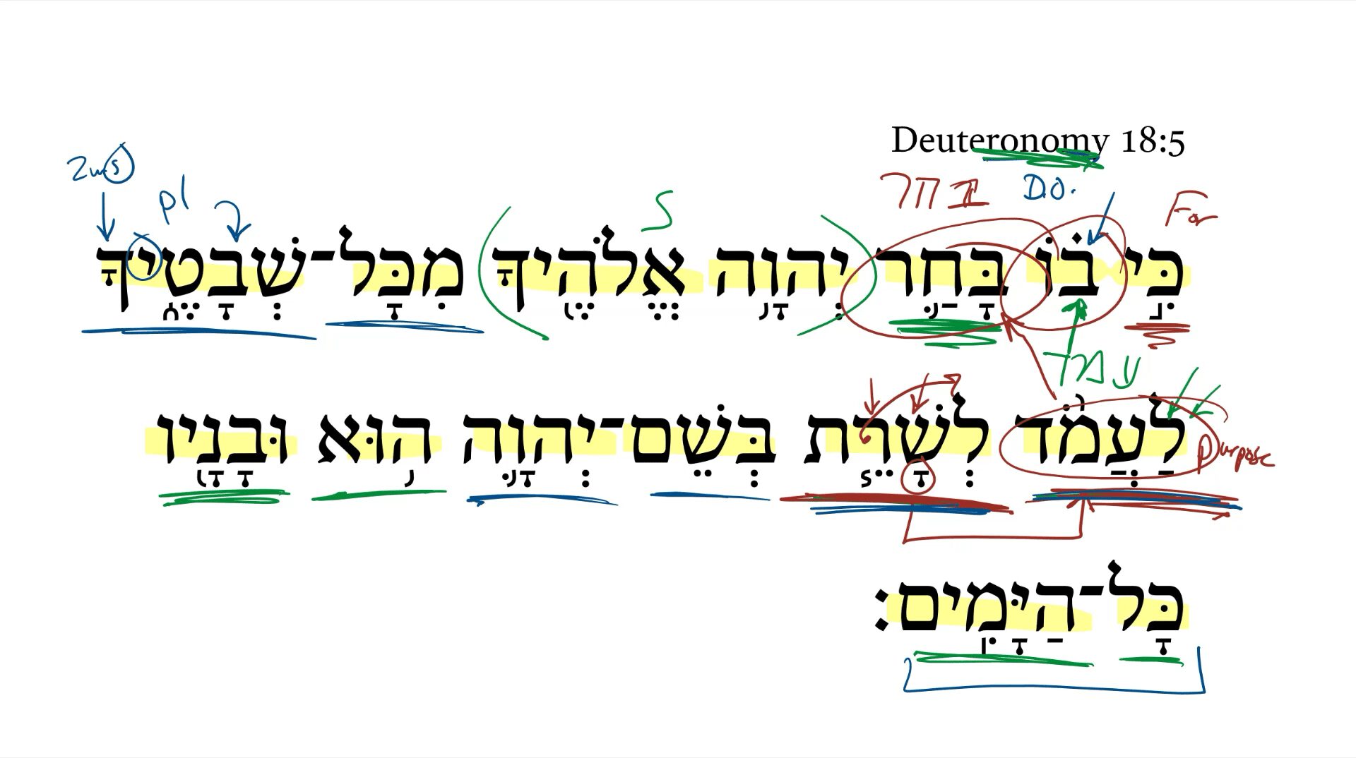 Deuteronomy 18:5