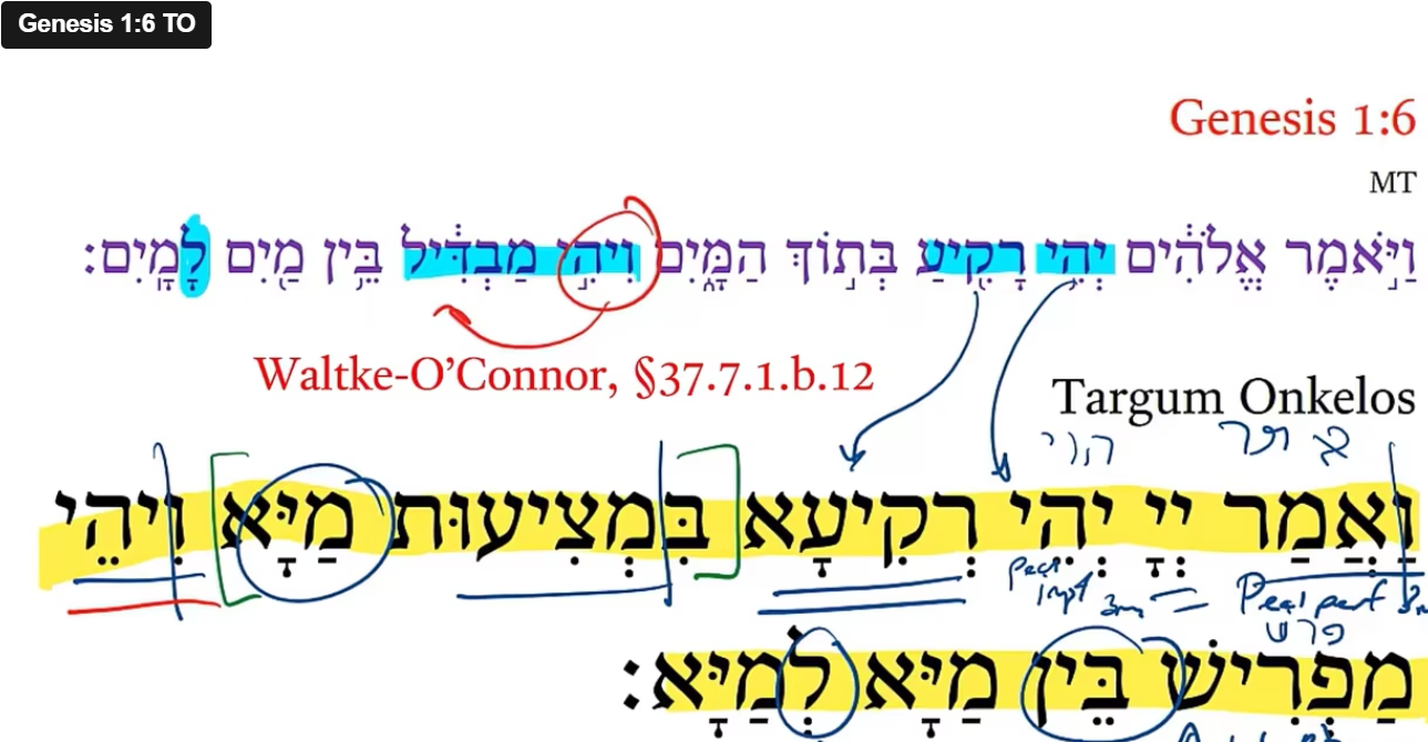 Genesis 1:6 TO