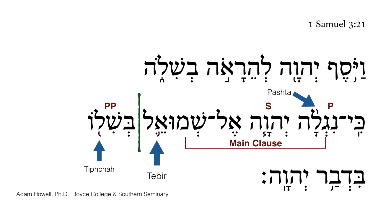 1 Samuel 3:21 Part 2 Accents