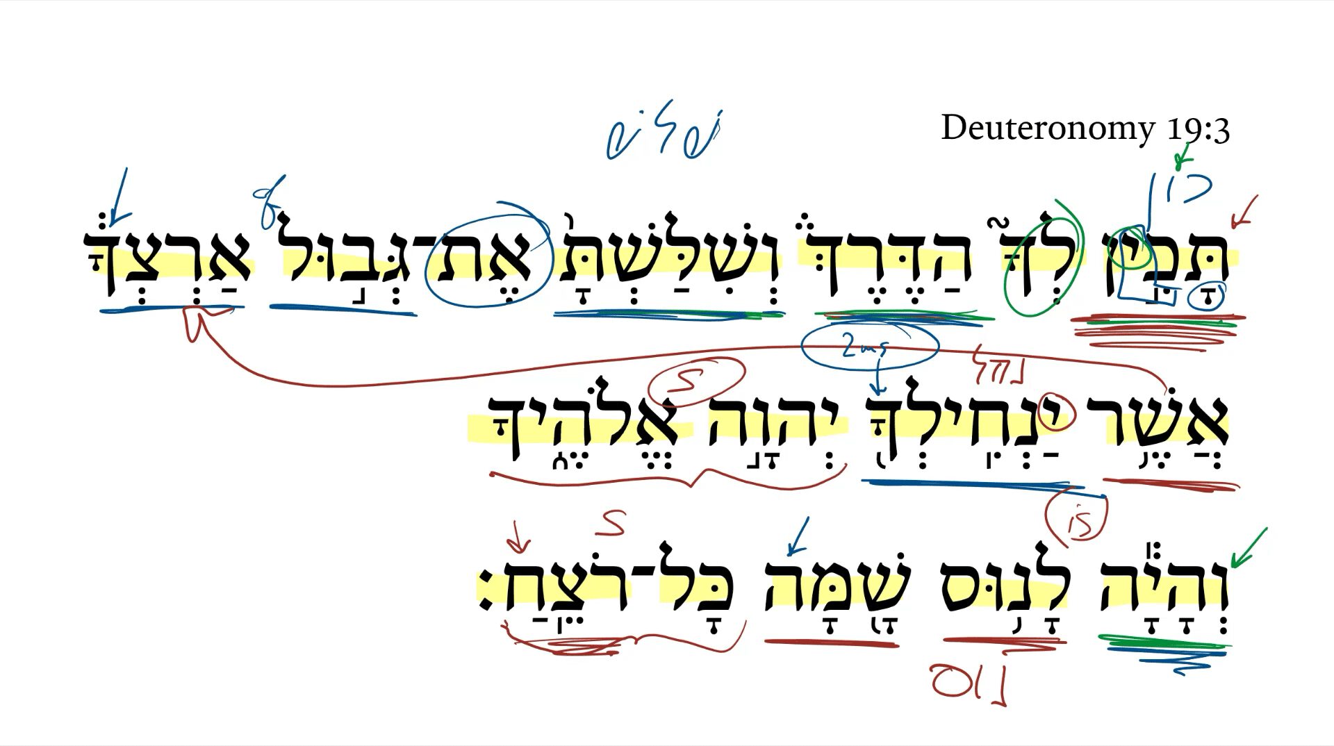 Deuteronomy 19:3