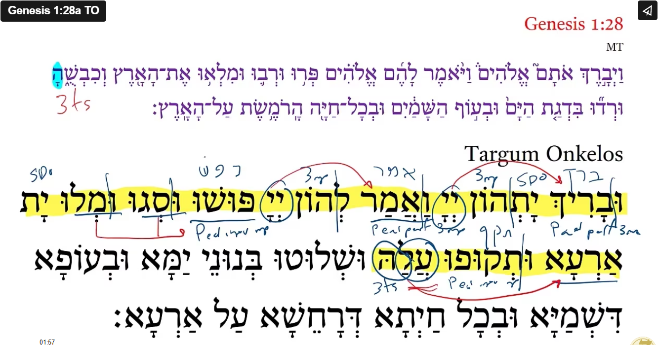 Genesis 1:28a TO