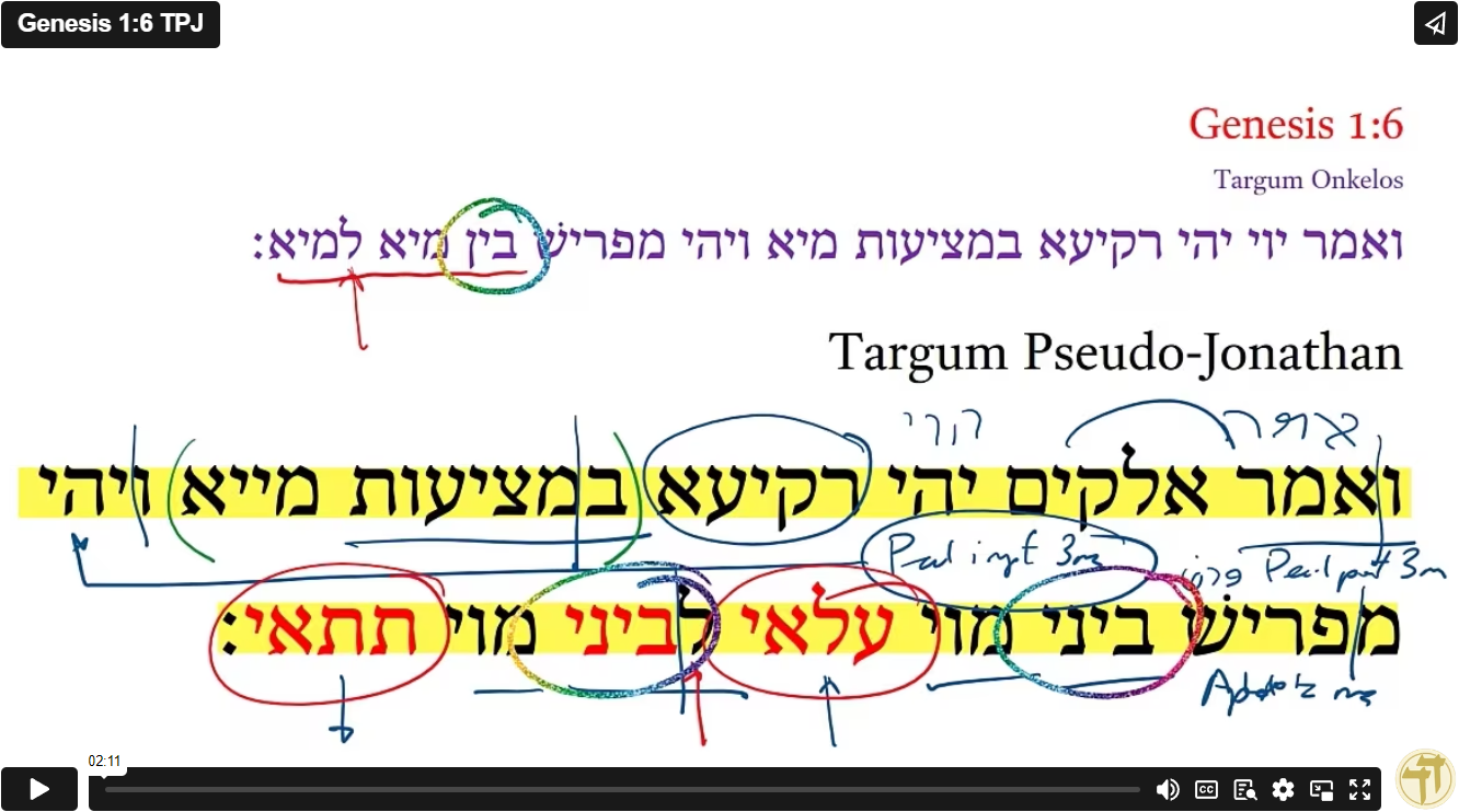 Genesis 1:6 TPJ