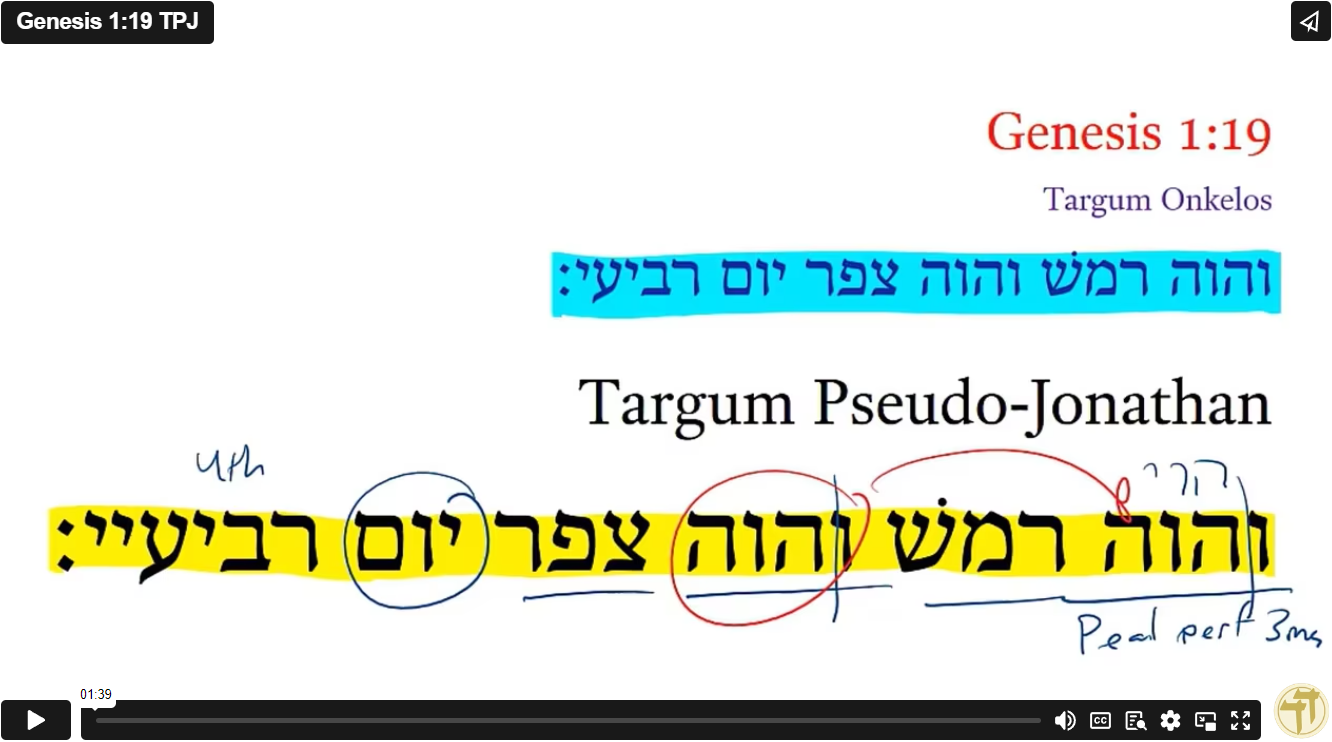 Genesis 1:19 TPJ