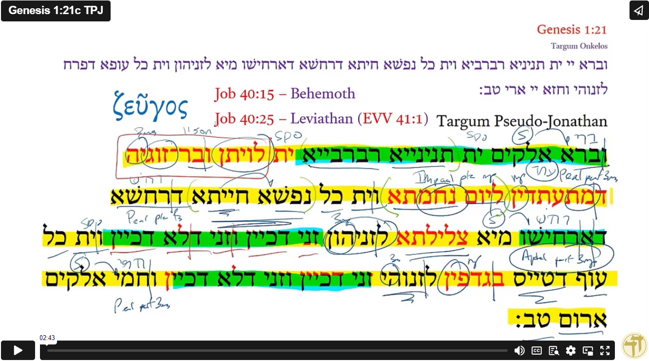 Genesis 1:21c TPJ