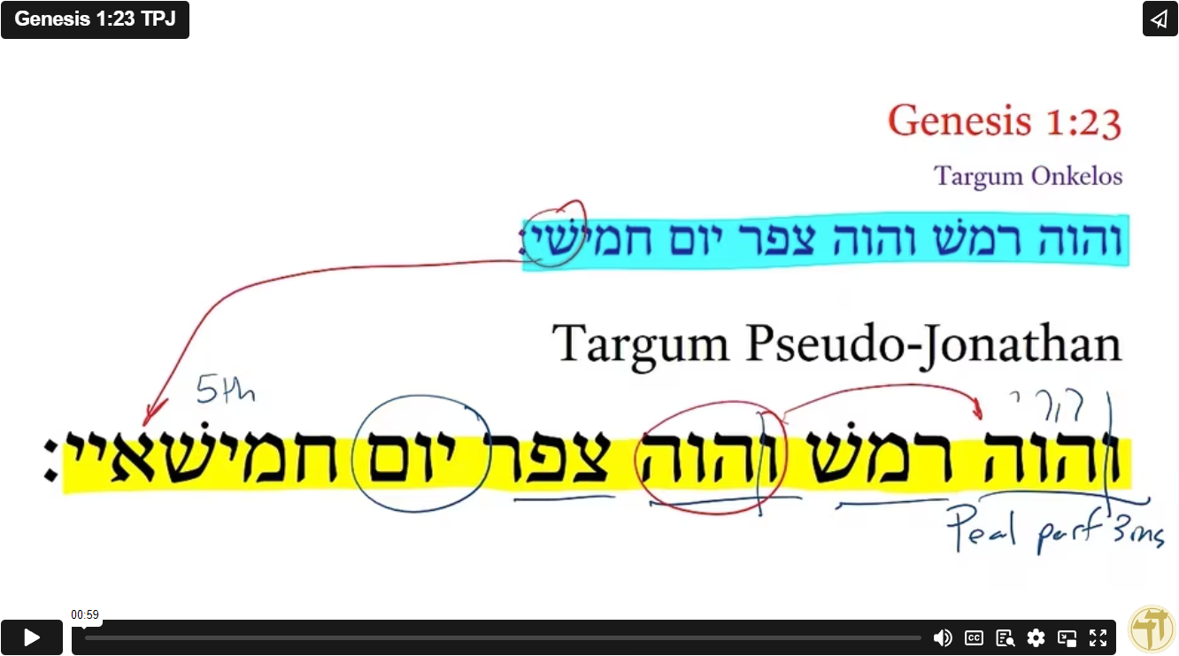 Genesis 1:23 TPJ