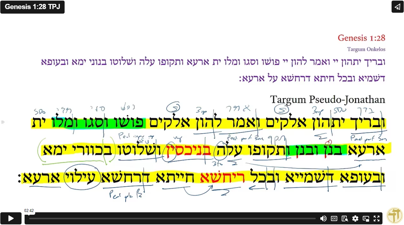 Genesis 1:28 TPJ