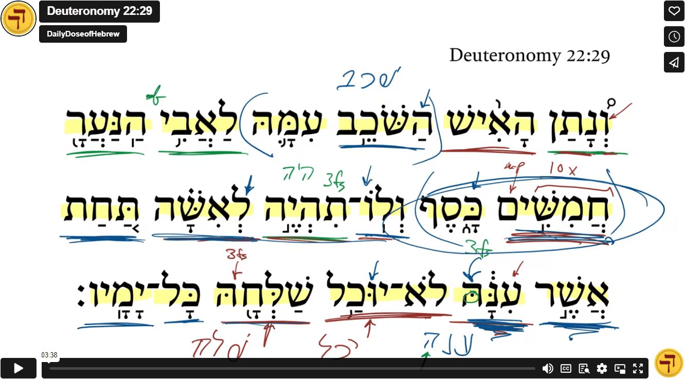 Deuteronomy 22:29