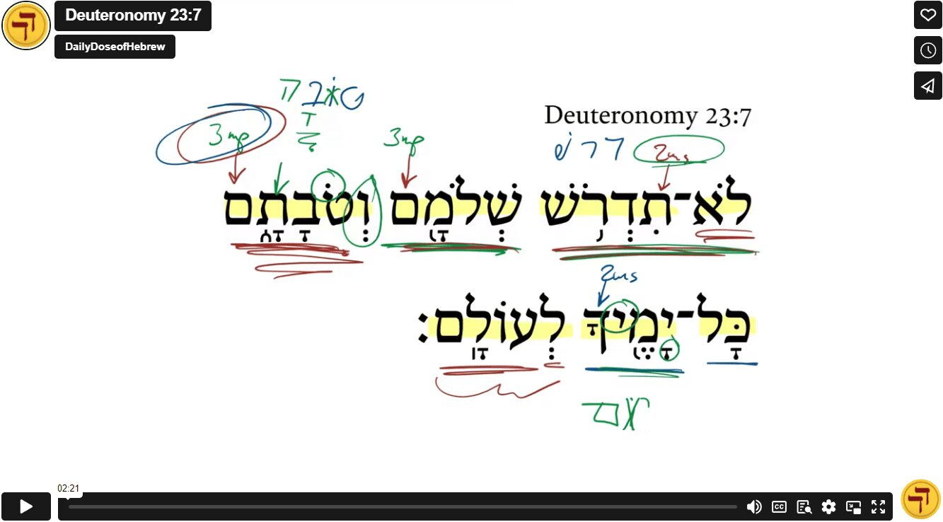 Deuteronomy 23:7