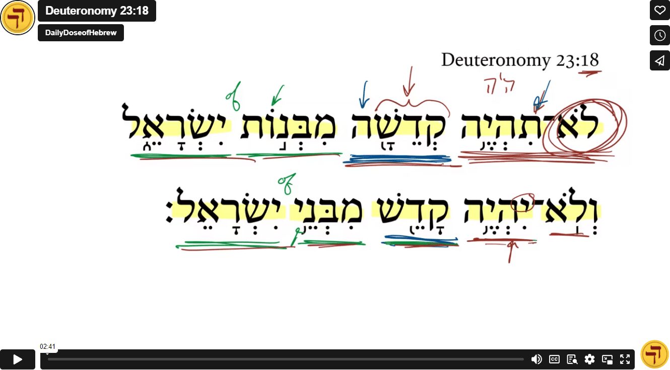 Deuteronomy 23:18