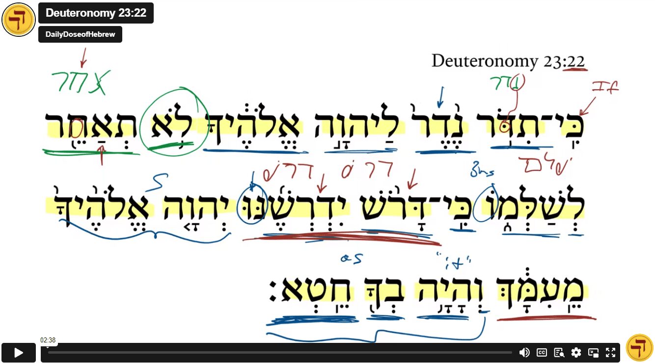 Deuteronomy 23:22