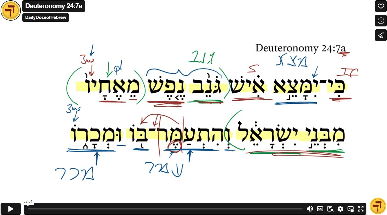 Deuteronomy 24:7a