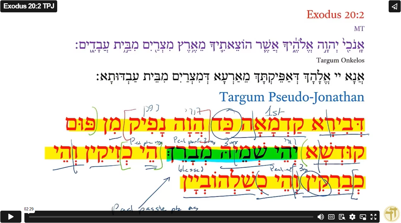 Exodus 20:2 TPJ