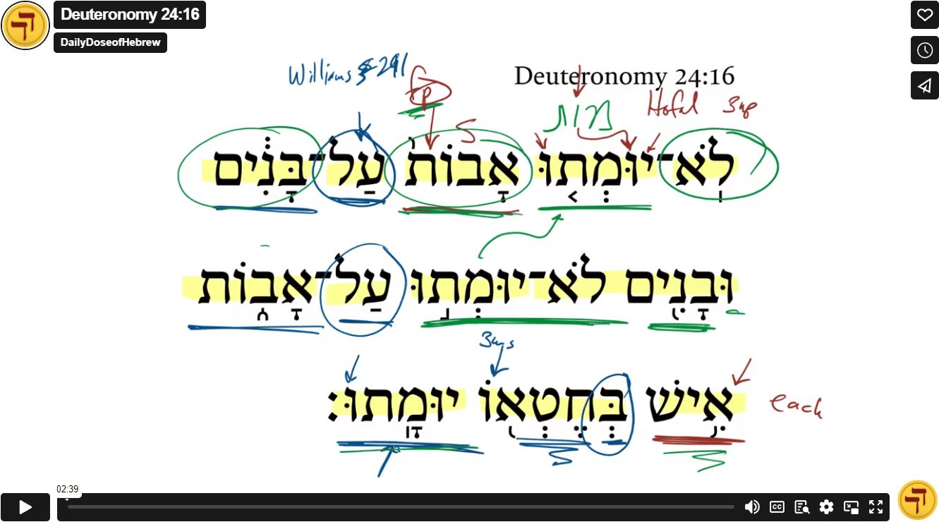 Deuteronomy 24:16