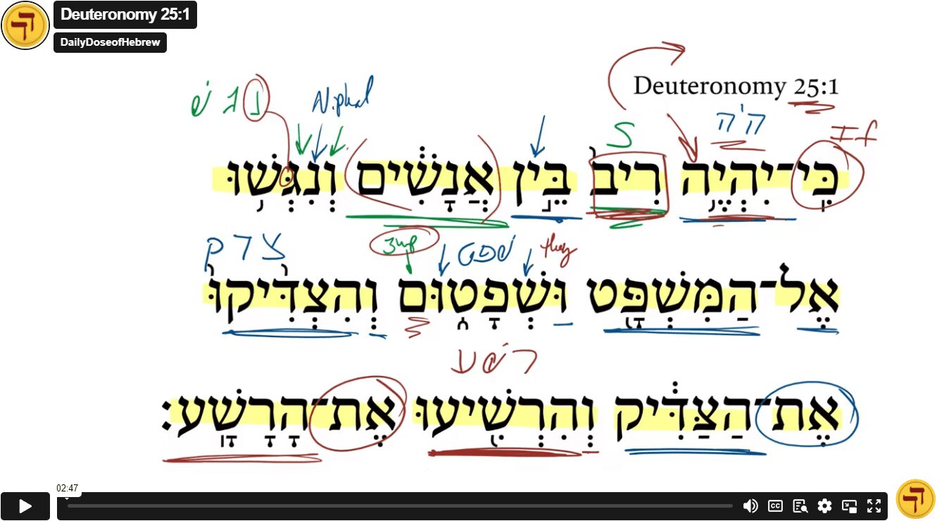Deuteronomy 25:1