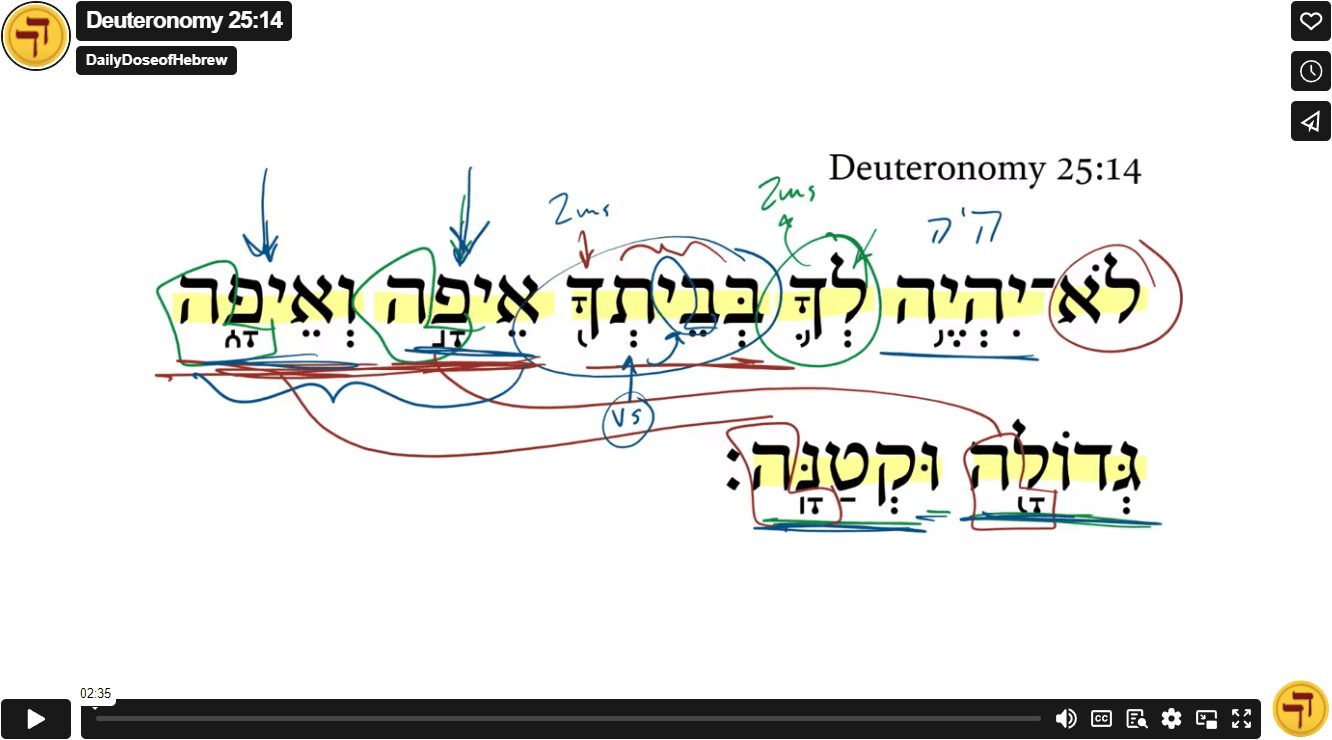 Deuteronomy 25:14