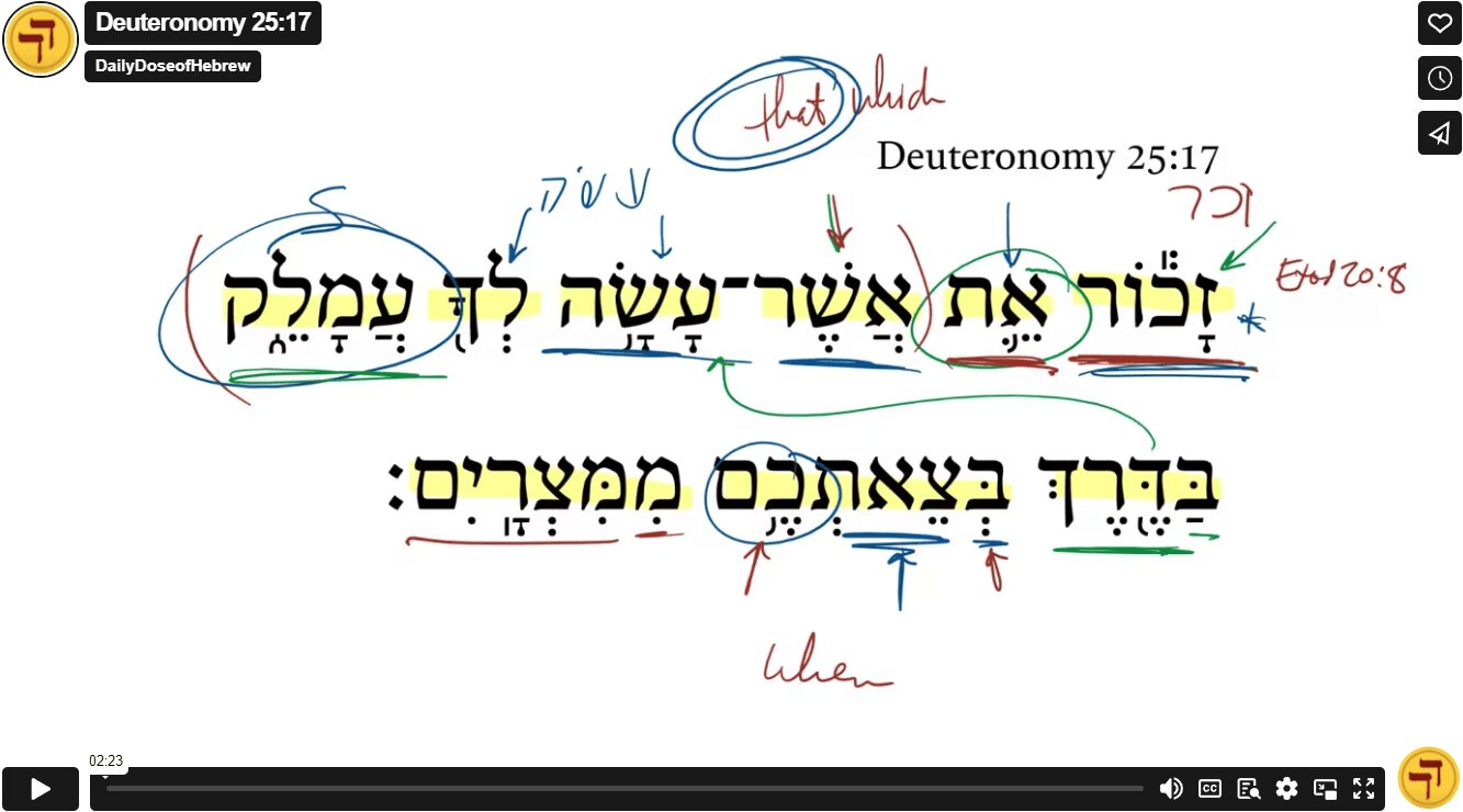 Deuteronomy 25:17