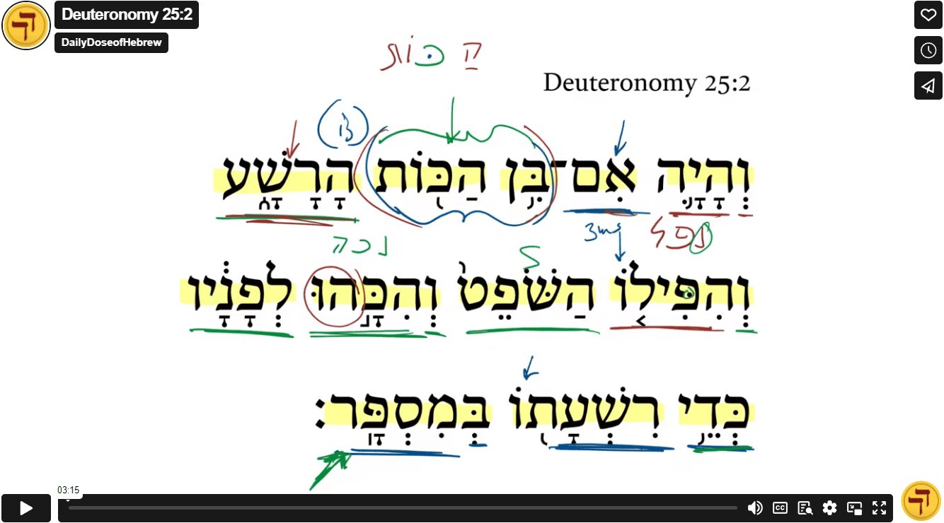 Deuteronomy 25:2