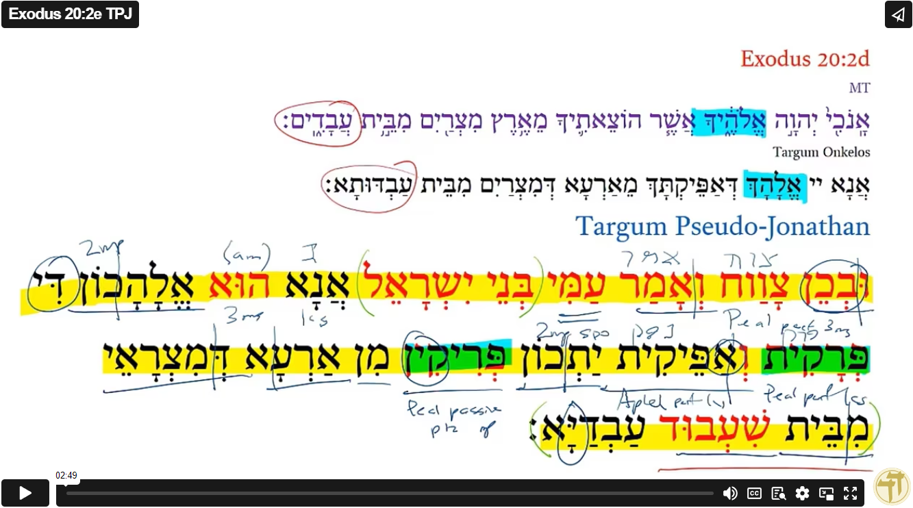 Exodus 20:2e TPJ
