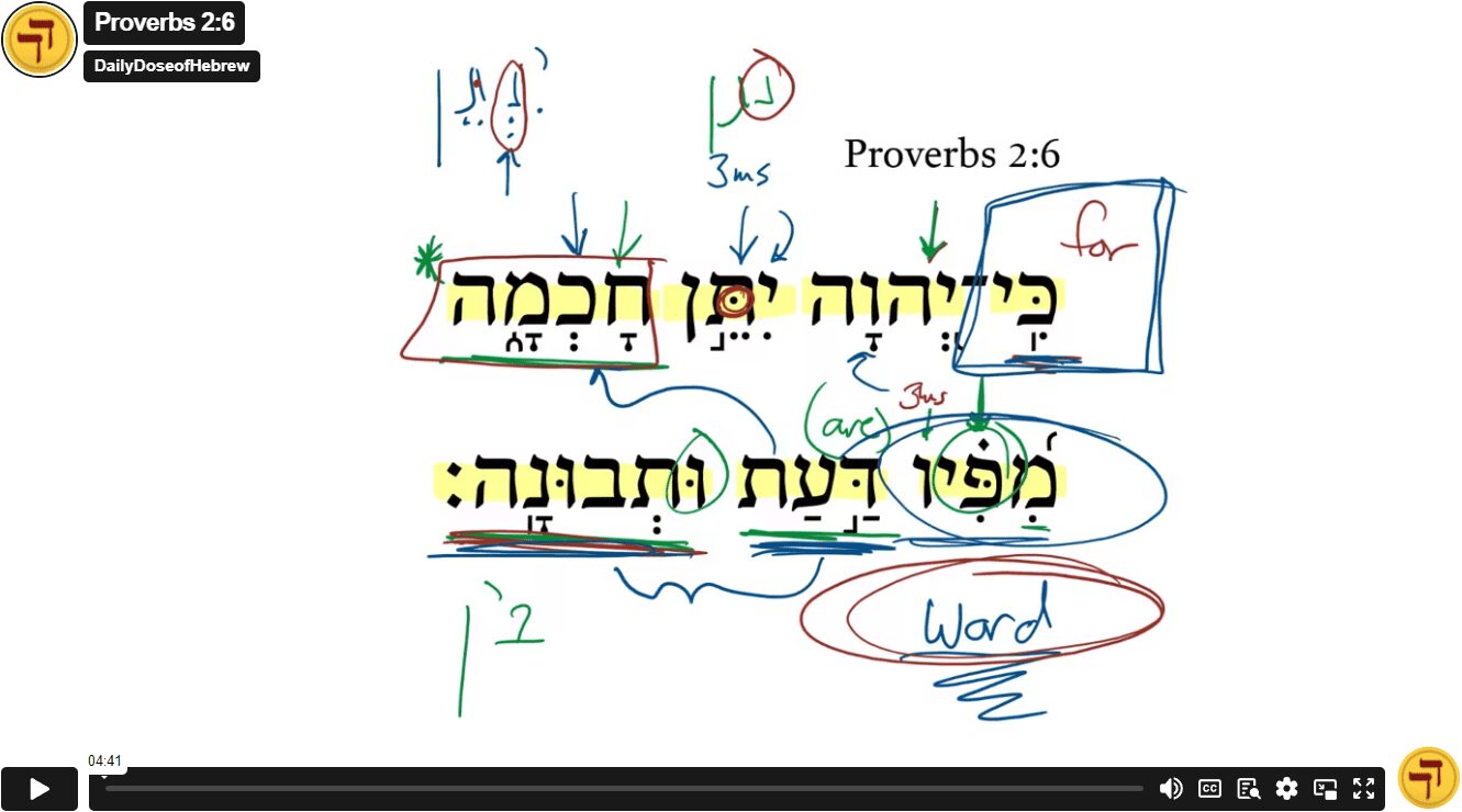 Proverbs 2:6