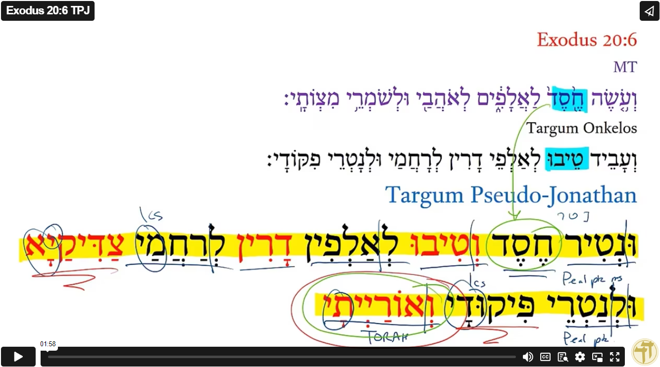 Exodus 20:6 TPJ