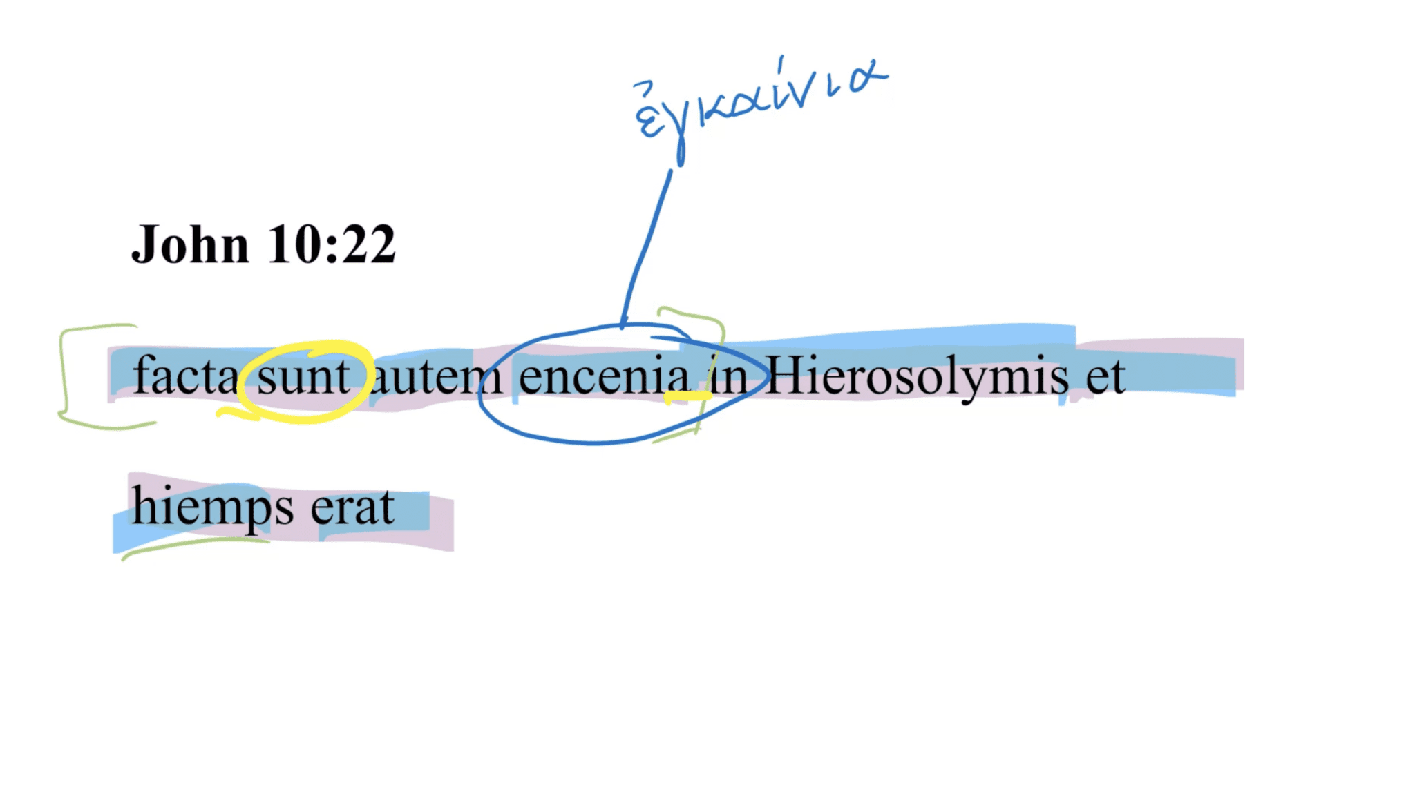 John 10:22 Latin Vulgate