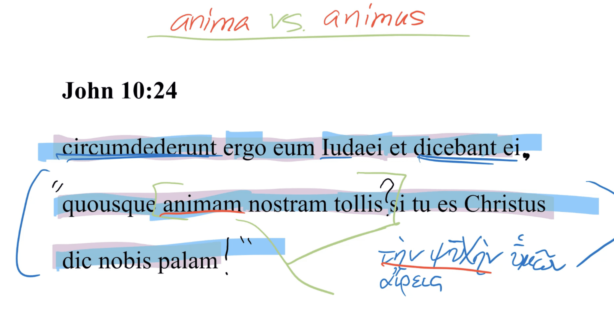 John 10:24 Latin Vulgate