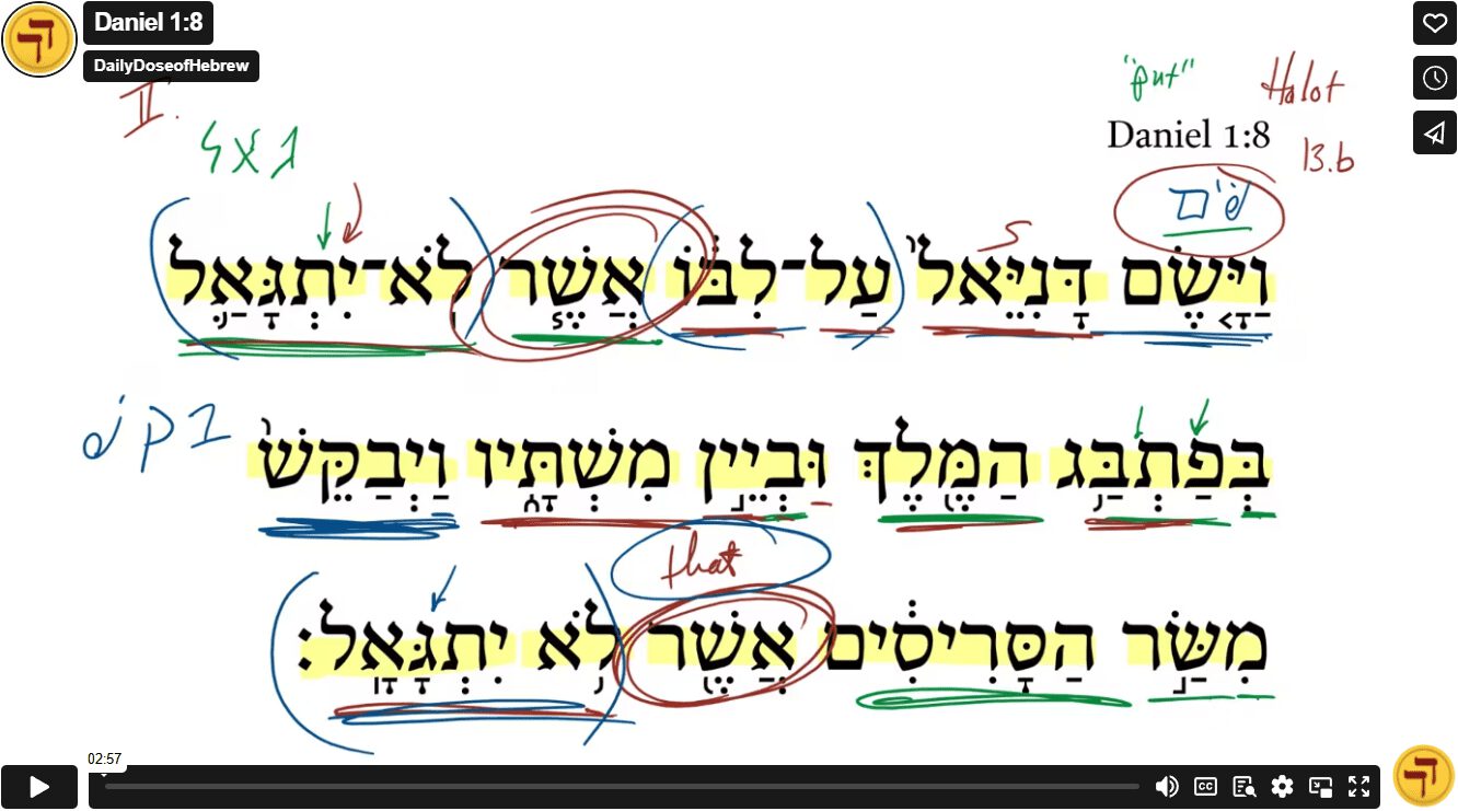 Daniel 1:8