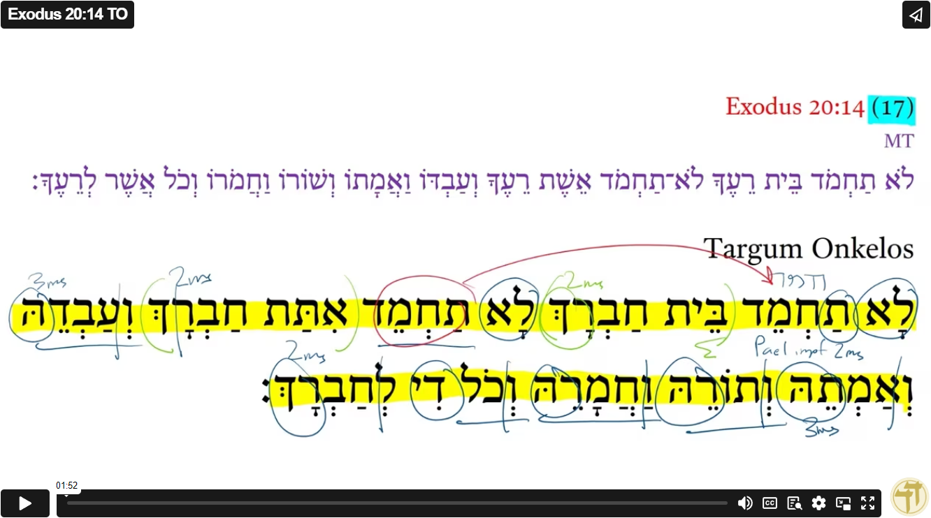 Exodus 20:14 TO