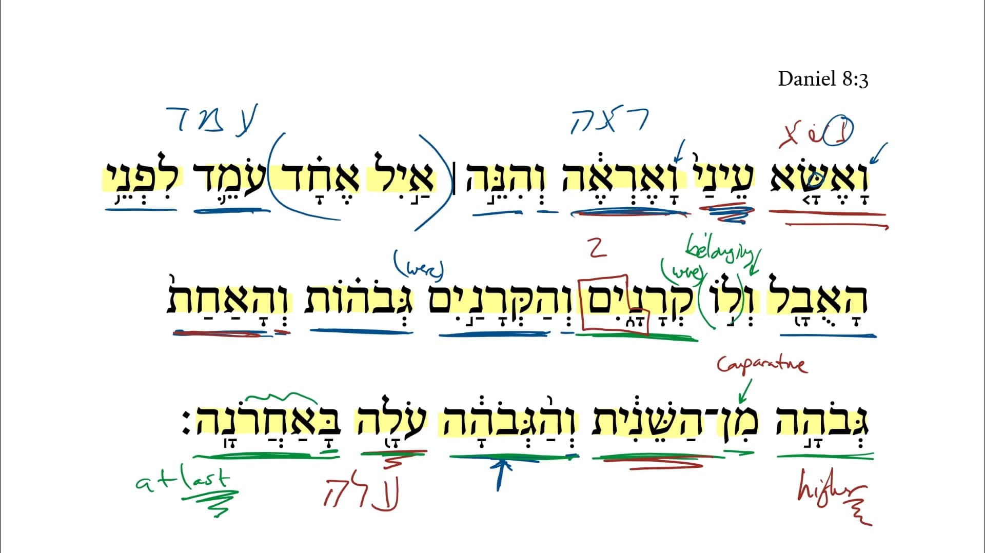 Daniel 8:3