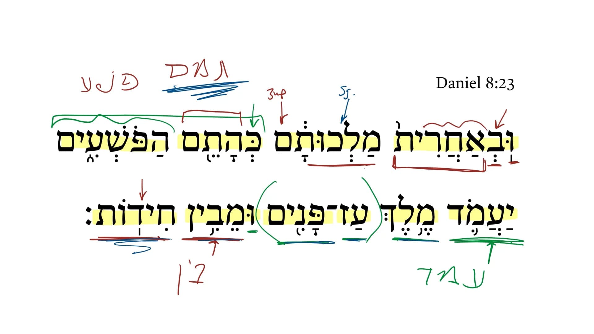 Daniel 8:23