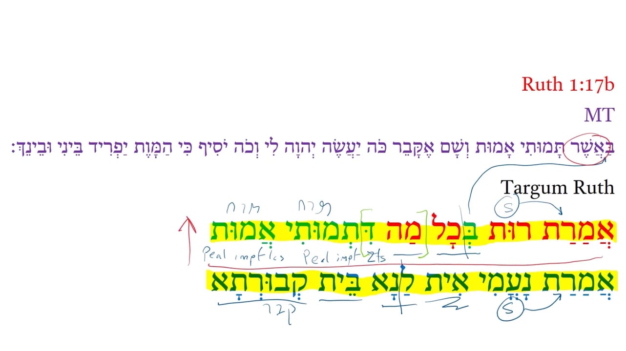 TR Ruth 1:17b